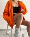 Худі жіноче на блискавці колір помаранчевий 48-52 N56117_7Б-4-48-52 фото 2