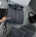 Костюм женский из флисовой кофты с капюшоном и штанов, цвет серый  ІММА403-сірий фото 2