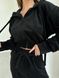 Костюм жіночий велюр плюш колір чорний IMMA069-42-44 чорний фото 7