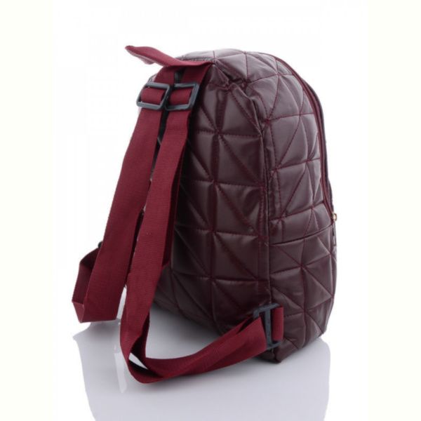 Рюкзак жіночий стьобаний колір бордо Dpolo-1211-01/02-N-бордо фото