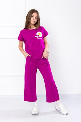 Костюм для дівчинки футболка й брюки кюлоти  6251-057-33_ТК-8 фото