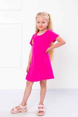 Сукня футболка для дівчинки колір малина 6054-001_ТК-7-104 фото