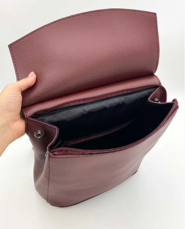 Рюкзак сумка жіночий стиль діловий колір бордовий N44204-27/11-N-бордо фото