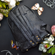 Рюкзак для дівчинки чорний з прикрасами Luna8124-09/08-2-N  фото 2