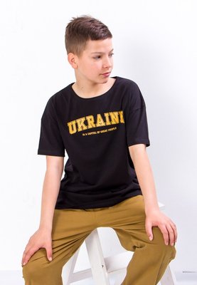 Футболка для хлопчика принт UKRAINE 6263-001-33-Т-1_ТК-1 фото