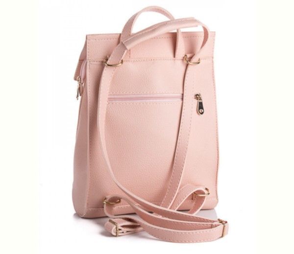 Рюкзак сумка жіночий стиль діловий колір пудра N44210-27/11 пудра фото