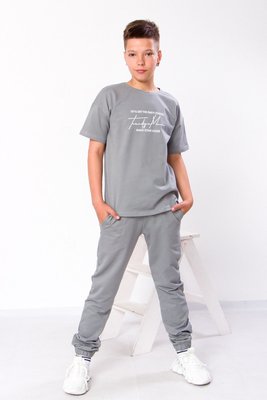 Костюм для хлопчика футболка і штани колір сірий   6334-057-33_ТК-23 фото
