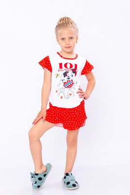 Піжама для дівчинки футболка й шорти  9668-002-33_ТК-4 фото