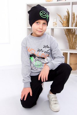 Костюм для хлопчика джемпер, штани і шапка 6168-023-33_ТК-1-92 фото