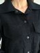 Костюм вельветовий жіночий сорочка та джогери колір чорний IMMA075-чорний42-44 фото 8