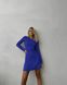 Сукня міні пряма колір синій IMMA082-синій фото 1